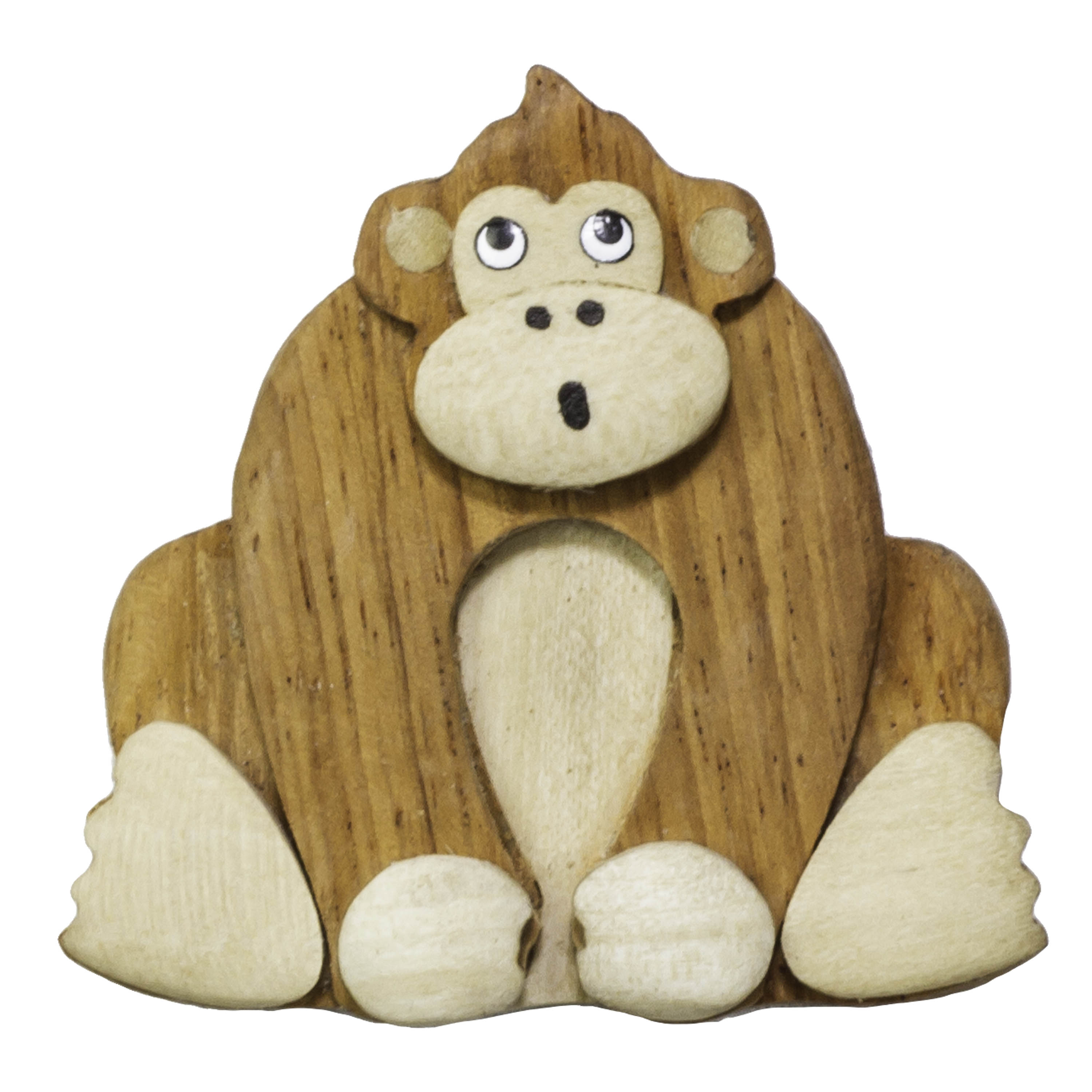 Bao-Gorilla Sitting magnet (3 pieces)