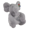 Elephant-Fluffy Blanket Toy-Patterned