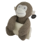 Monkey-Fluffy Blanket Toy-Plain