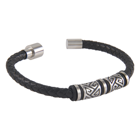 Men's Ethnic 1 Strap Black