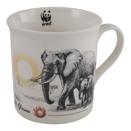 Coffee Mug-Elephant-Endangered Species-WWF