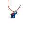 Necklace Pendant Elephant Blue