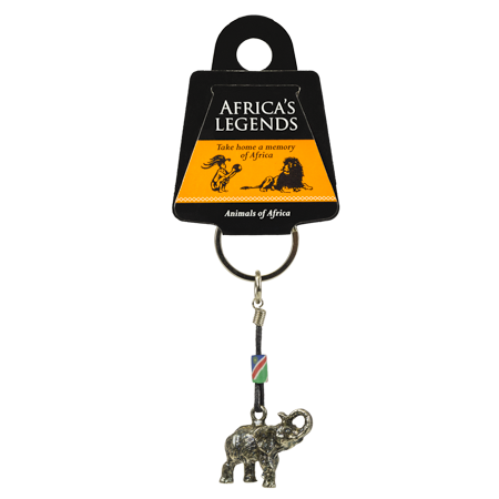 Namibia FIMO Elephant Keyring