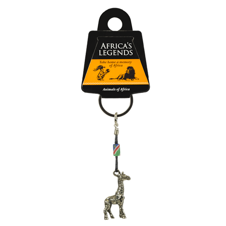 Namibia FIMO Giraffe Keyring