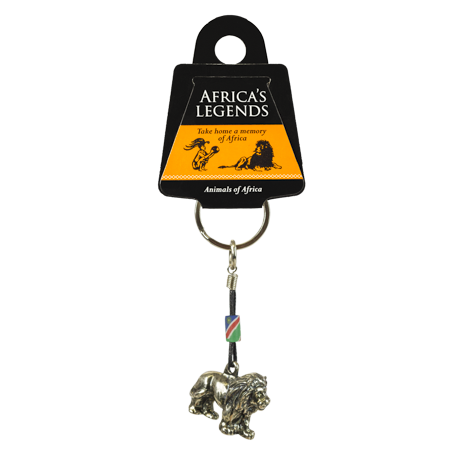 Namibia FIMO Lion Keyring