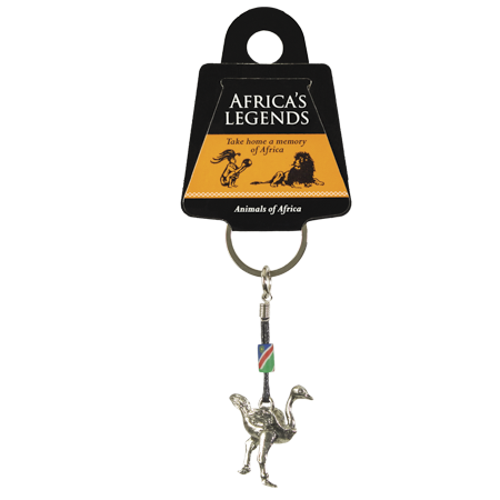 Namibia FIMO Ostrich Keyring