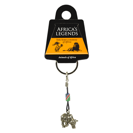 Namibia FIMO Buffalo Keyring