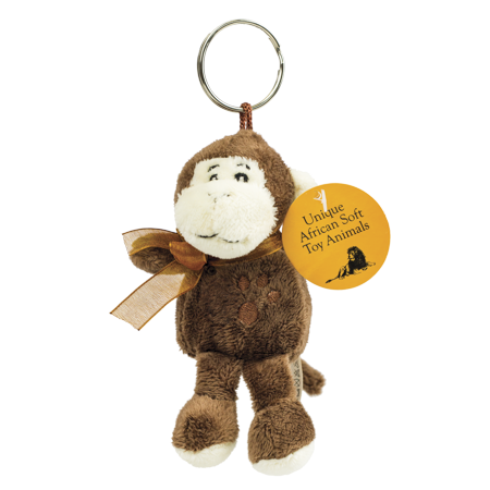 Soft toy keyring Monkey