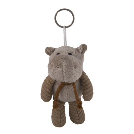Soft toy keyring Hippo