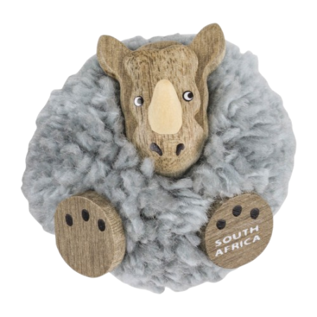 Baobab Pompom Magnet - Rhino Large SA (3pcs)