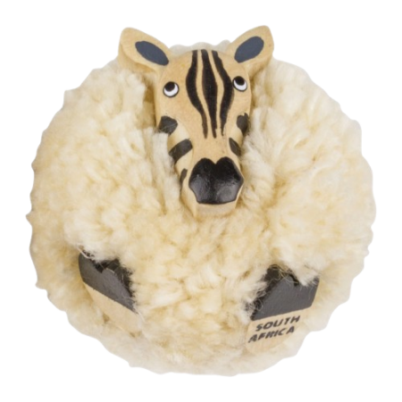 Baobab Pompom Magnet - Zebra (3PCS)