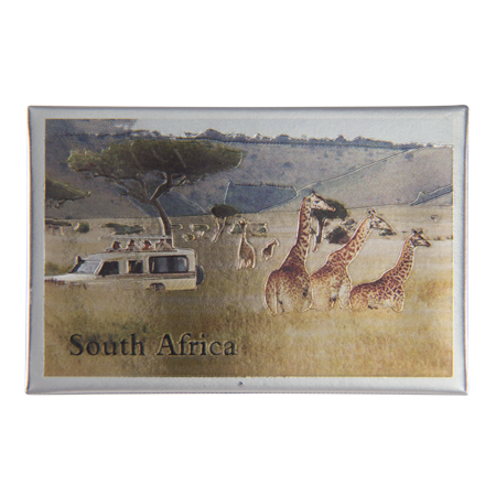 South Africa- Game Drive Giraffe (8x5.5cm)