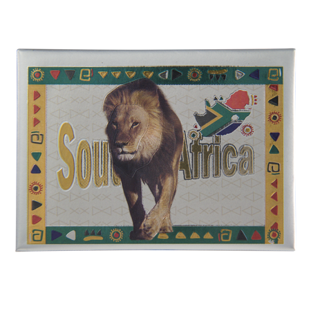 South Africa- Lion (9x6.5cm)