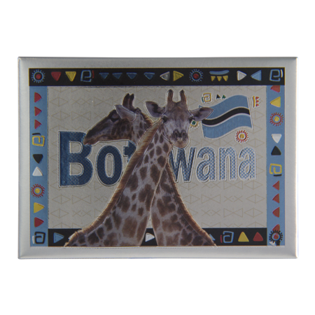 Botswana- Cross Neck Giraffe (9x6.5cm)