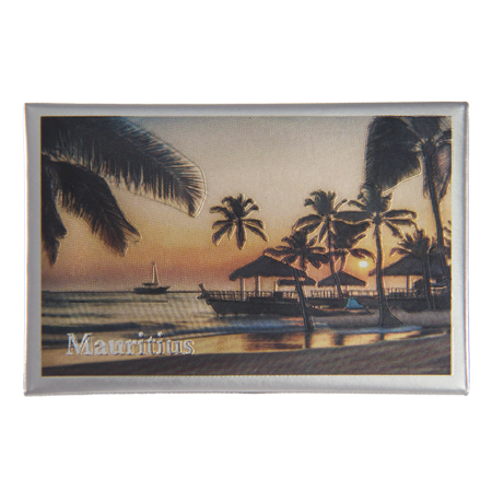 Mauritius beach (8x5.5cm)