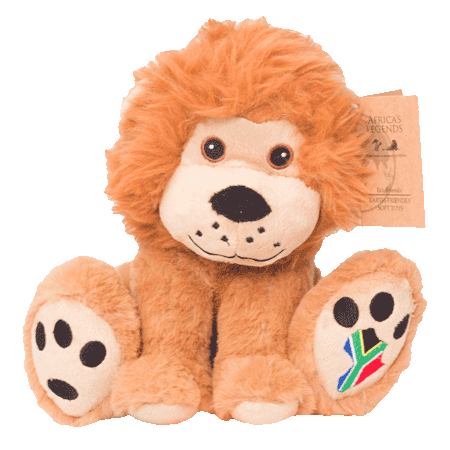 Big Foot Lion with SA Flag