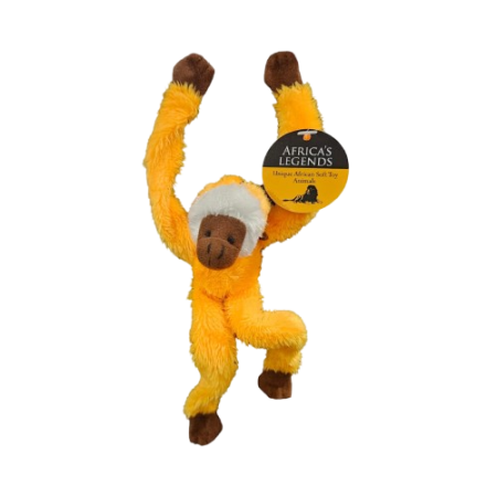 Soft Toy Mag-Longarm Monkey-Orange