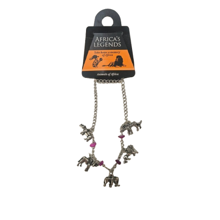 Big 5 Necklaces - Crystal chain link
