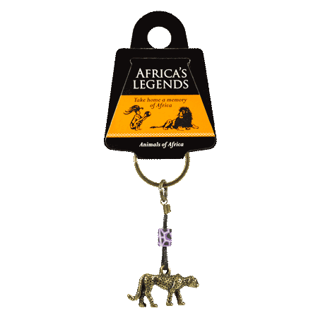 Ethnic Cheetah Keyring