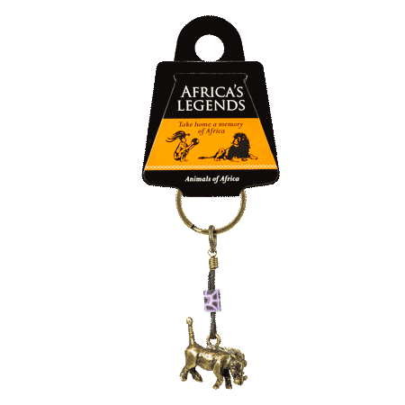 Ethnic Warthog Keyring