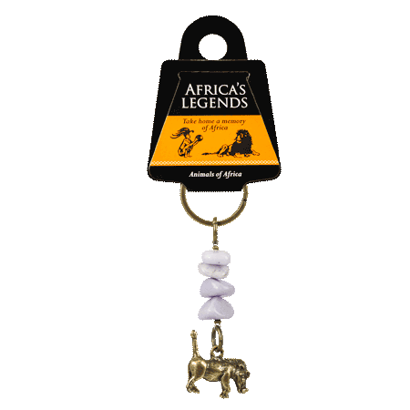 Gemstone Warthog Keyring