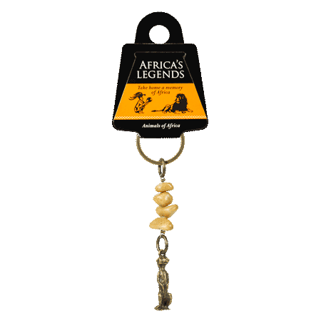Gemstone Meerkat Keyring