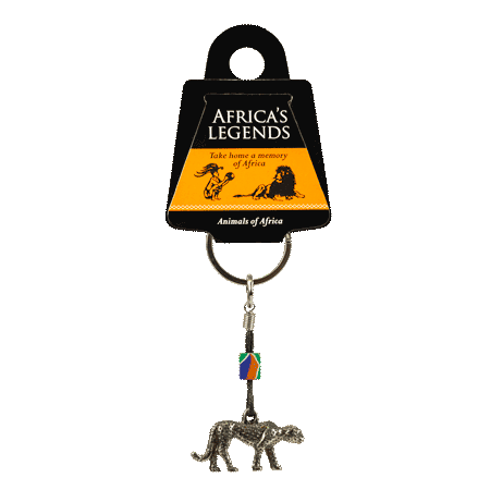 South Africa FIMO Cheetah Keyring