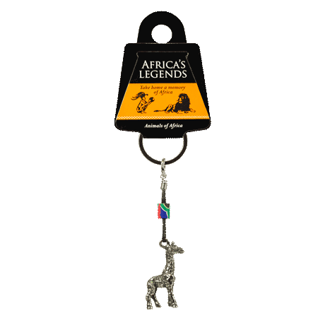 South Africa FIMO Giraffe Keyring