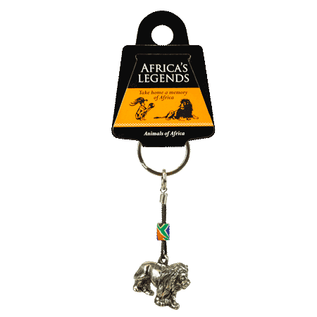South Africa FIMO Lion Keyring