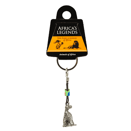 South Africa FIMO Leopard Keyring