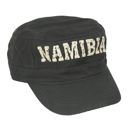Namibia Military Style Cap - Black