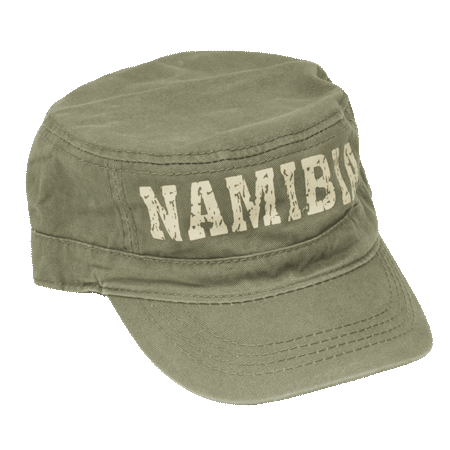 Namibia Military Style Cap - Dark Green
