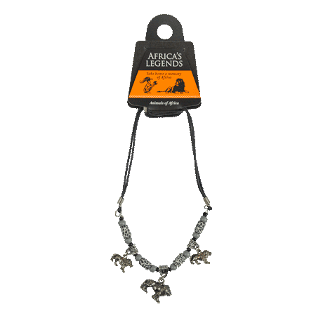 3 Charm Necklace Lion