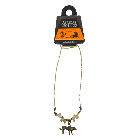 1 Charm Necklace Cheetah