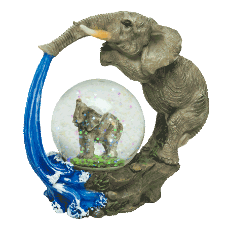 Snow Globe - Elephant with Water