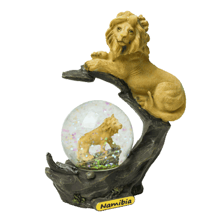 Snow Globe - Lion Namibia
