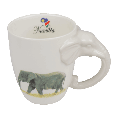 Elephant with Namibia Flag