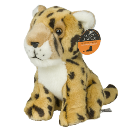 Cheetah Sitting 18cm