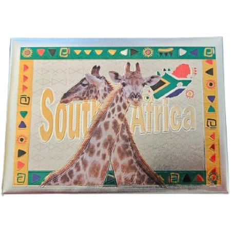 South Africa- Cross neck Giraffe (9x6.5cm)