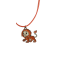 Necklace Pendant Lion Red