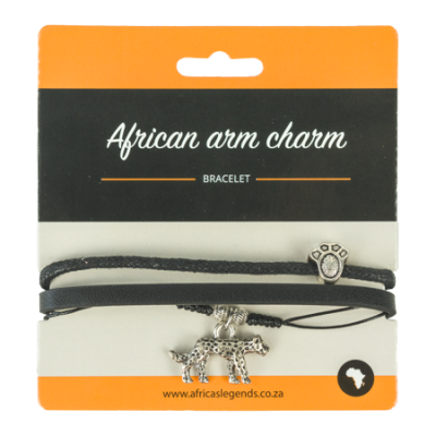 Bracelet-Paw-Cheetah-Black