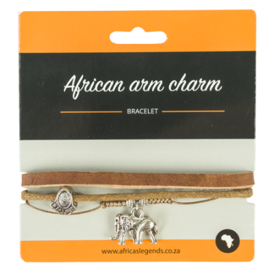 Bracelet-Paw-Elephant-Brown
