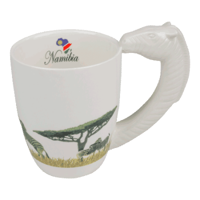 Ceramic Mug - Zebra - Namibia Flag
