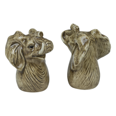 Salt and Pepper Shakers - Elephant