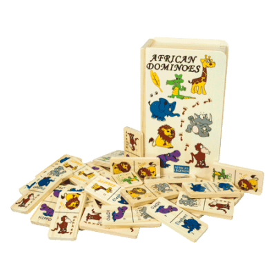African Dominoes Set