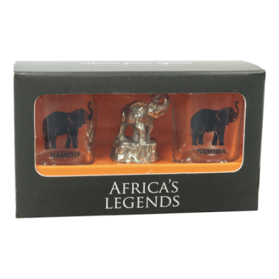 Shot Glass Combo Set - Namibia - Elephant