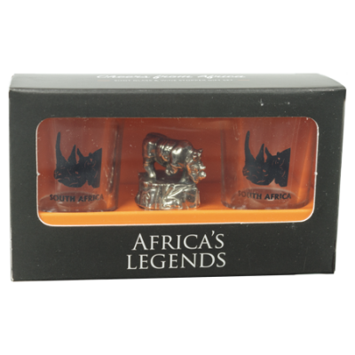 Shot Glass Combo Set - South Africa - Rhino