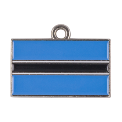 Flag Tag - Botswana- ALL FLAG TAGS CAN BE ADDED AS OPTIONS TO THE KEYRINGS