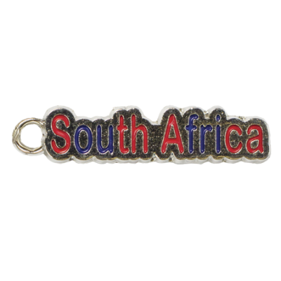 Flag Tag - South Africa- ALL FLAG TAGS CAN BE ADDED AS OPTIONS TO THE KEYRINGS