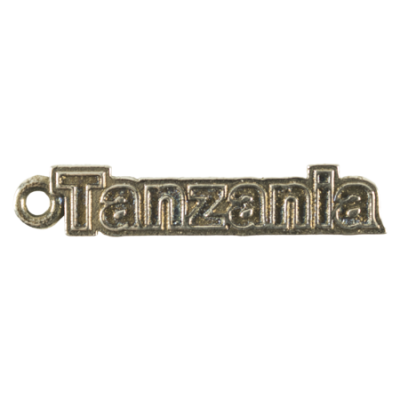 Flag Tag - Tanzania- ALL FLAG TAGS CAN BE ADDED AS OPTIONS TO THE KEYRINGS